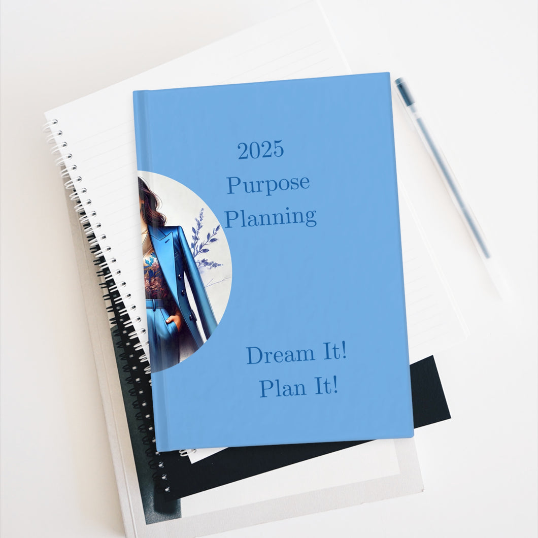 Blue Purpose & Power Planning, Wildly Capable Minimalist Blank Lined Journal, Inspirational Letters to Daughter Journal Mentor Friend Gift