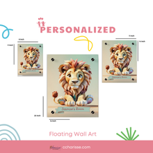 Load image into Gallery viewer, Majestic Paws: Personalized Lion Room Decor For Your Little Queen
