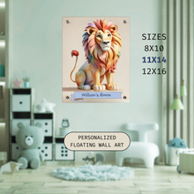 Load image into Gallery viewer, Majestic Paws: Personalized Lion Room Decor For Your Little King
