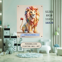 Load image into Gallery viewer, Majestic Paws: Personalized Lion Room Decor For Your Little King
