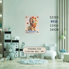 Load image into Gallery viewer, Majestic Paws: Personalized Lion Room Decor For Your Little King
