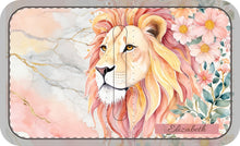 Load image into Gallery viewer, Lion of The Tribe of Judah Watercolor Bible Cover | Custom Floral Bible Cover Faux Leather | Religious Christian Gift | Cute Bible Case
