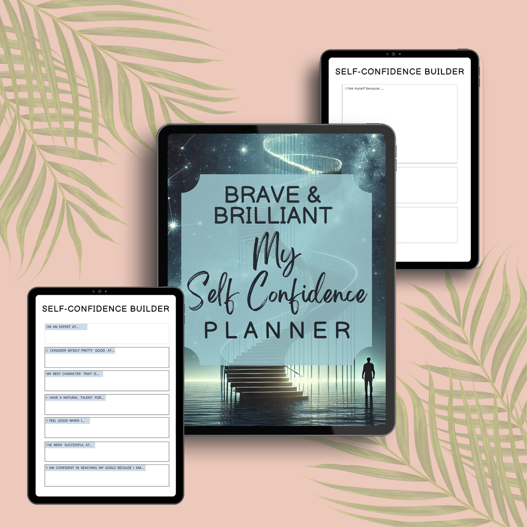 Brave & Brilliant Men's Self-Confidence Planner